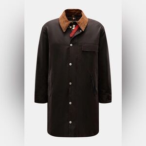 Limited: Paul Smith Loves Barbour Beeston 44 Rustic Waxed Coat (Brown)